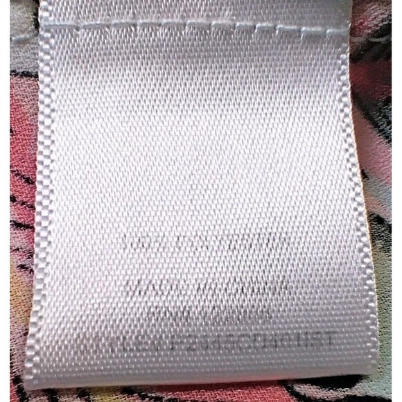 Chenault Women's Floral Light Blue Sleeveless Halter Blouse, Size Petite M - Picture 6 of 9